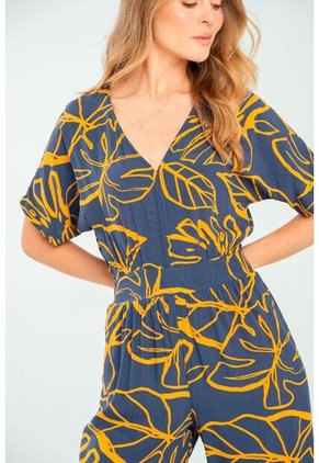 Enterizo Largo Phalma Azul Ragged Pf11530134