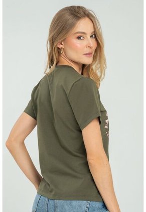 Camiseta Paris Verde Ragged Pf21120104