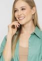Camisa New Boyfriend Verde Ragged Pf11112476 de Ragged