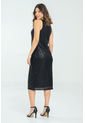 Vestido Midi Lentejuelas Negro Ragged Pf12510413 de Ragged