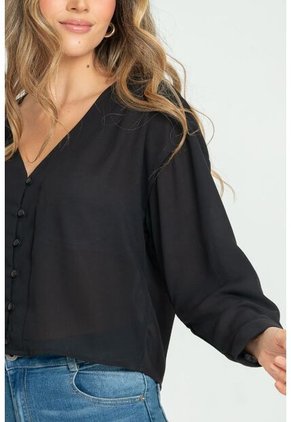 Blusa Blahise Negro Ragged Pf12110840