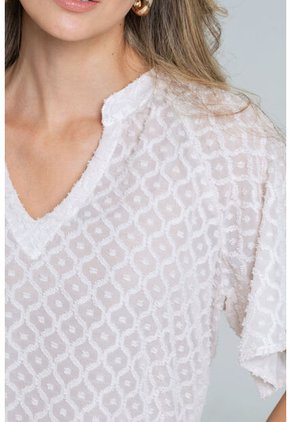 Blusa Rhowina Beige Ragged Pf12110851