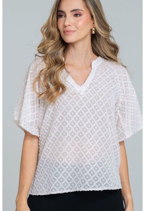 Blusa Rhowina Beige Ragged Pf12110851
