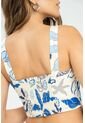 Crop Top Summer Azul Ragged Pf11112916 de Ragged