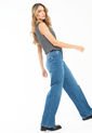 Jeans Wide Leg Lima Azul Ragged Pf21350018 de Ragged