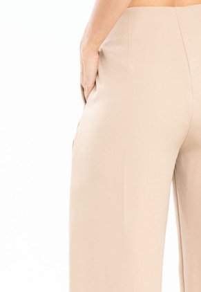 Pantalon Palazzo Beige Ragged Pf12310383