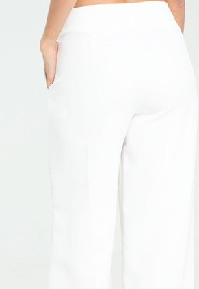 Pantalon Palazzo Blanco Ragged Pf12310383