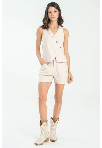 Short Hancla Beige Ragged Pf11340153 Ragged