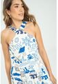 Vestido Luana Azul Ragged Pf11511361 de Ragged