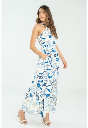 Vestido Luana Azul Ragged Pf11511361