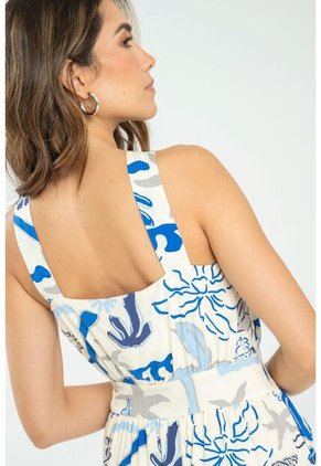 Vestido Luana Azul Ragged Pf11511361