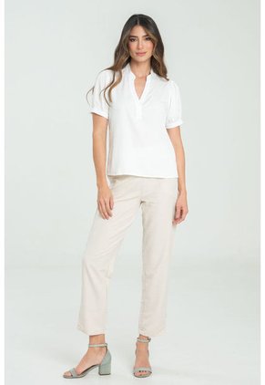 Blusa Zafiro Blanco Ragged Pf11112834