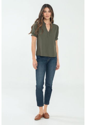 Blusa Zafiro Verde Ragged Pf11112834 Ragged