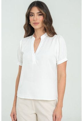 Blusa Zafiro Blanco Ragged Pf11112834