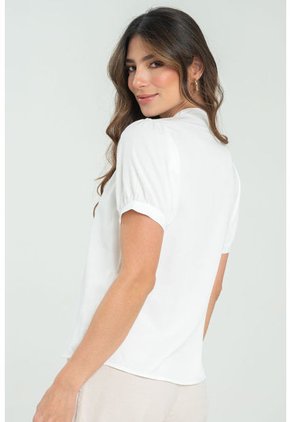 Blusa Zafiro Blanco Ragged Pf11112834