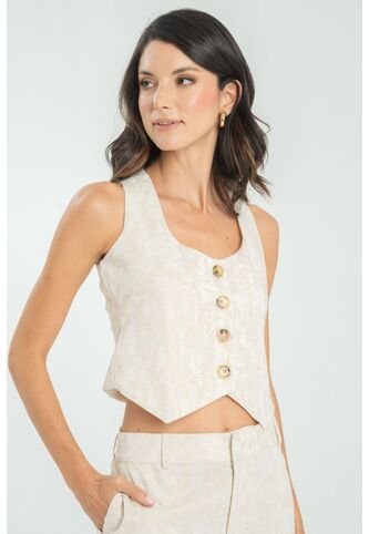 Chaleco Golden Beige Ragged Pf11150039 Ragged