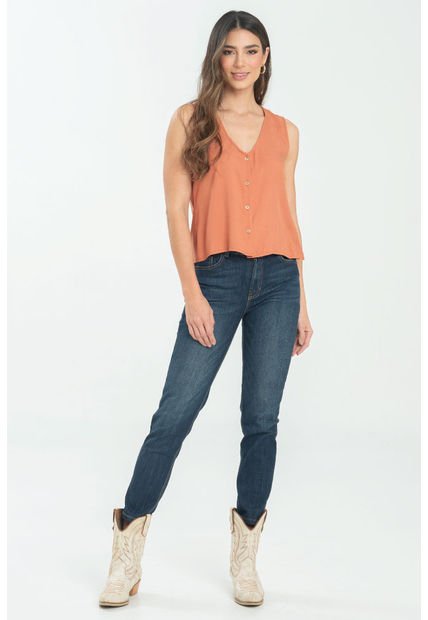 Camisa Camile Rosa Ragged Pf11112925