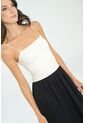 Vestido Midi Script Blanco Ragged Pf11511365 de Ragged