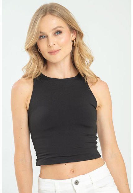 Top Amatista Negro Ragged Pf13120806