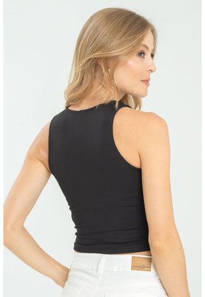 Top Amatista Negro Ragged Pf13120806