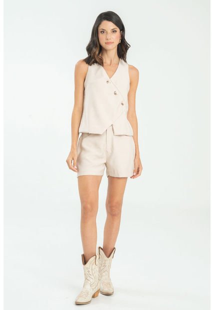 Blusa Kaylee Beige Ragged Pf11112890