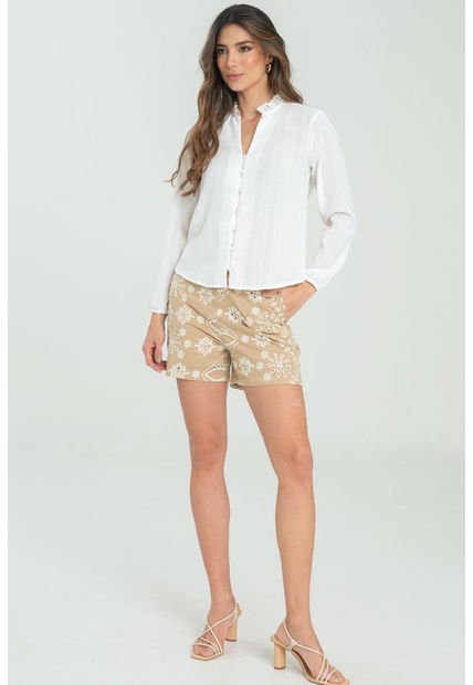 Camisa Beverly Blanco Ragged Pf11112934
