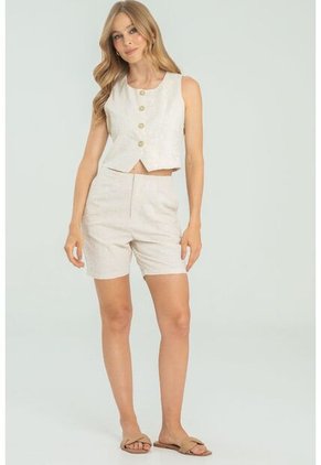 Short Malva Beige Ragged Pf11340157