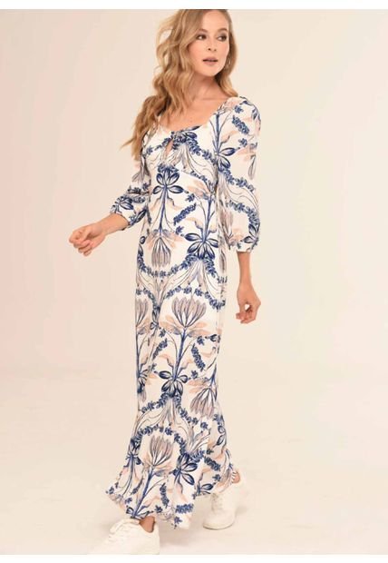 Vestido Santorini Blanco Ragged Pf11511106