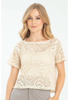 Blusa Tejida Gold Dorado Ragged Pf11112900