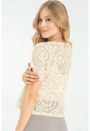 Blusa Tejida Gold Dorado Ragged Pf11112900