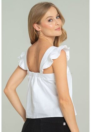 Blusa Libertie Blanco Ragged Pf11112907