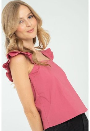 Blusa Libertie Rojo Ragged Pf11112907