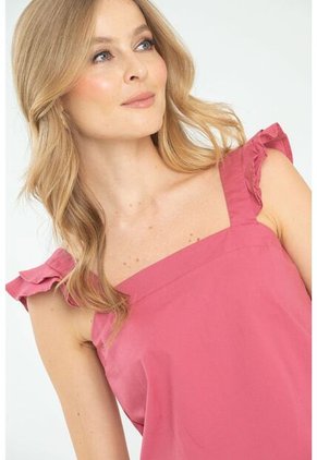 Blusa Libertie Rojo Ragged Pf11112907