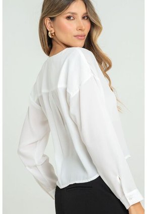 Blusa Blahise Blanco Ragged Pf12110840