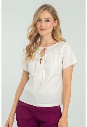 Blusa Popelina Blanco Ragged Pf11112924