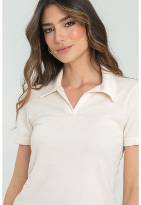 Camiseta Polo Suzie Blanco Ragged Pf11121152