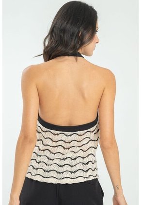 Tejido Halter Lhaney Blanco Ragged Pf11112929