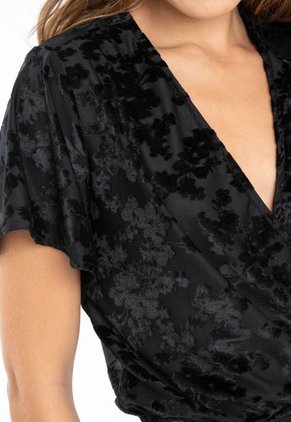 Top Devore Negro Ragged Pf12120369