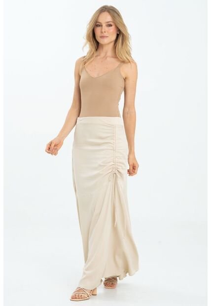 Falda Hyacinth Beige Ragged Pf11320485