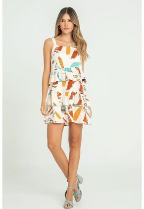 Vestido Coco Blanco Ragged Pf11511354