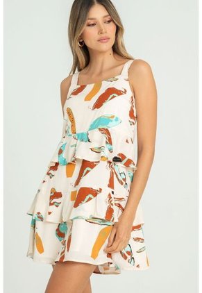 Vestido Coco Blanco Ragged Pf11511354