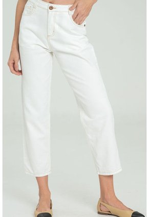 Pantalon Atlantida Pespuntes Blanco Ragged Pf21310040