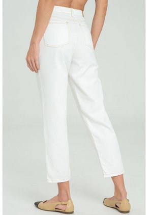 Pantalon Atlantida Pespuntes Blanco Ragged Pf21310040