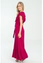 Vestido Largo Rohena Rojo Ragged Pf11511346 de Ragged