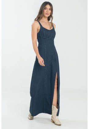 Vestido Alaska Denim Azul Ragged Pf21510016
