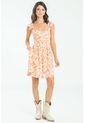 Vestido Corto Kaphelet Naranja Ragged Pf11511362 de Ragged