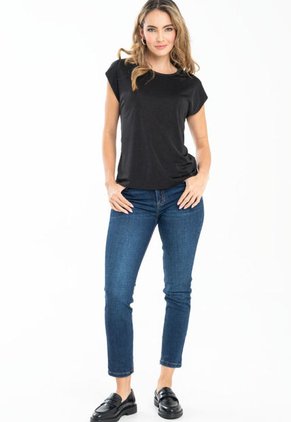 Jeans Skinny Volga Azul Ragged Pf21350017