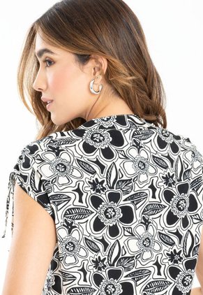 Blusa Malu Beige Ragged Pf11112654