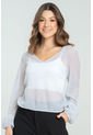 Blusa Silver Plisada Plateado Ragged Pf11112854 de Ragged