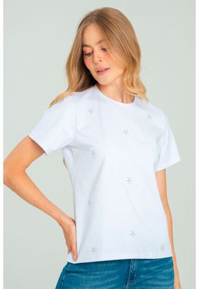 Camiseta Cristal Blanco Ragged Pf21120098